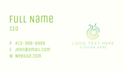 Creative Liquid Wave Business Card Image Preview