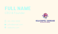 Virtual Game Girl Business Card Image Preview