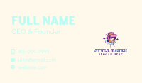 Virtual Game Girl Business Card Image Preview