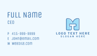 Blue M & T Business Card Image Preview