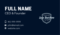 Athletic Badge Wordmark Business Card Image Preview