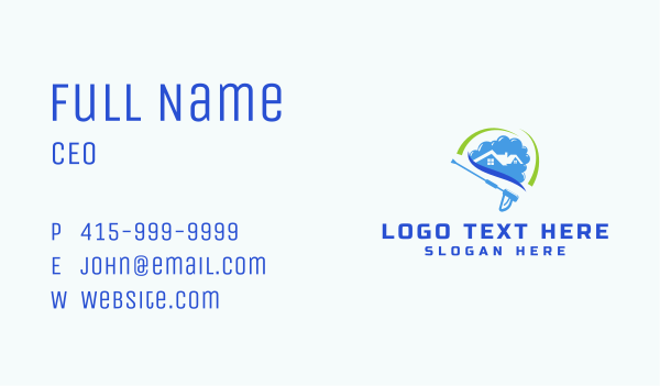 Power Wash Disinfection  Business Card Design Image Preview