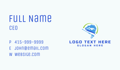 Power Wash Disinfection  Business Card Image Preview