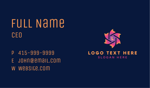 Generic Creative Startup  Business Card Design Image Preview
