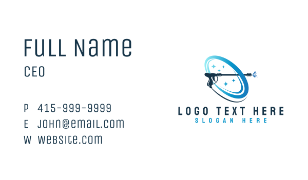 Power Wash Cleaner Business Card Design Image Preview