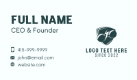 Energy Fitness Dumbbell  Business Card Image Preview