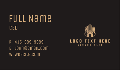 House High Rise Building  Business Card Image Preview