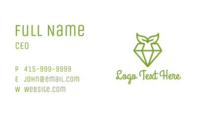 Organic Diamond Business Card