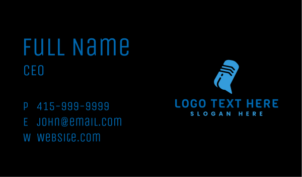  Radio Talk Microphone Business Card Design Image Preview