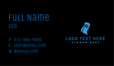  Radio Talk Microphone Business Card Image Preview