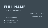 Generic Corporate Company Business Card Preview