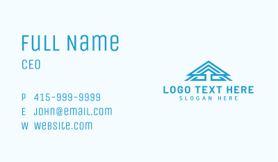 Roof House Property Business Card Image Preview