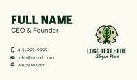 Twin Head Leaf  Business Card Image Preview