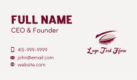 Lady Beauty Eyelash Business Card Image Preview