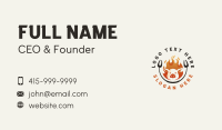 Hot Grill Pork Business Card Image Preview