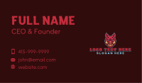 Gaming Wild Boar Business Card Image Preview