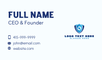 Tech Shield Letter O  Business Card Image Preview