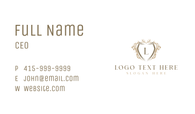 Antler Regal Shield Business Card Image Preview