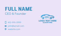 Classy Blue Car Business Card Design