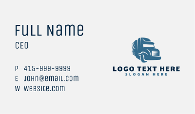 Moving Truck Vehicle Business Card Image Preview