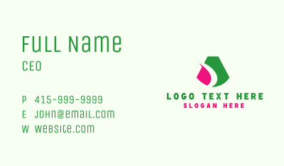 Modern Bold A Business Card Image Preview