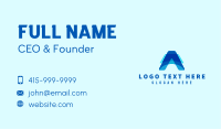 Finance Tech Letter A Business Card Image Preview