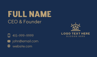 Corporate Finance Crown Business Card Design