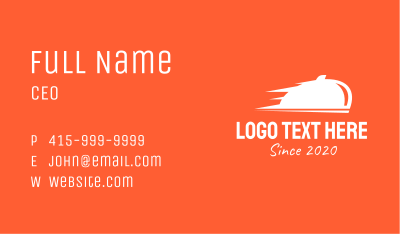 Orange Bell Delivery Business Card Image Preview