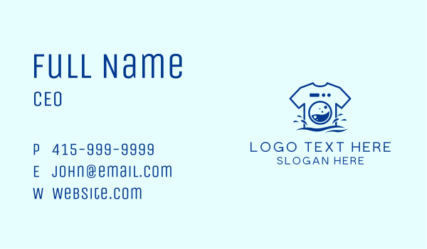 Shirt Laundry Service  Business Card Design Image Preview