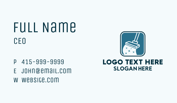 Vacuum Cleaning Sanitize  Business Card Design Image Preview