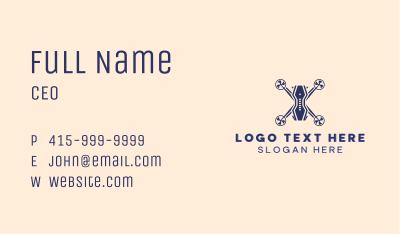 Aerial Photographer Drone Business Card Image Preview