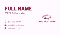 Wild Piranha Fish Business Card Image Preview