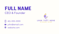 Human Star Leadership Business Card Design