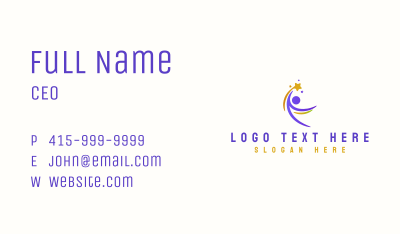 Human Star Leadership Business Card Image Preview