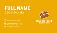 Brown Home Briefcase Business Card Image Preview