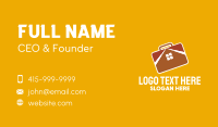 Brown Home Briefcase Business Card Design