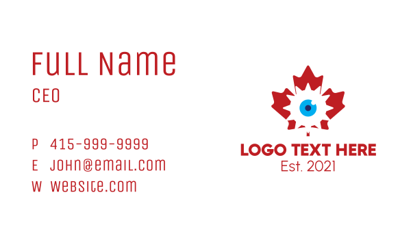 Canadian Tech Surveillance  Business Card Design Image Preview