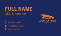 Orange Car Wings  Business Card Image Preview