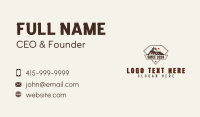 Nature Mountain Summit Business Card Image Preview