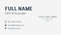 Generic Corporate Wordmark Business Card Image Preview