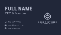 Pipe Cogwheel Plunger  Business Card Image Preview