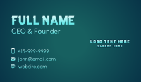 Digital Tech Gaming Business Card Preview