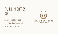 Brown Horn Cow Business Card Image Preview