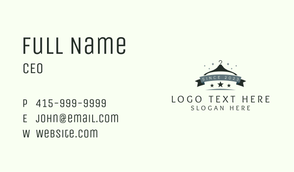 Stars Hanger Banner Business Card Design Image Preview