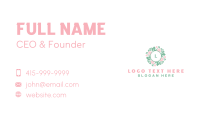 Rose Flower Florist Business Card Design