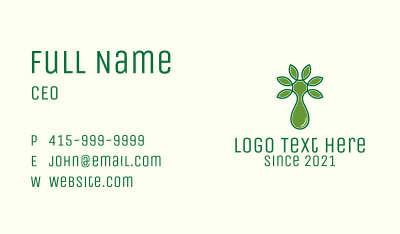 Green Plant Extract  Business Card Image Preview