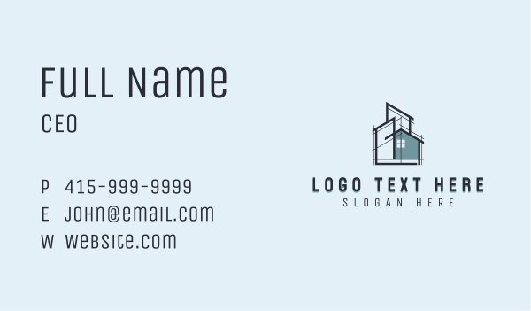 Architectural Building Structure Business Card Design Image Preview