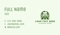 Green House Field Business Card Image Preview