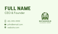 Green House Field Business Card Image Preview