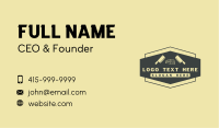 Butcher Meat Cleaver Business Card Image Preview